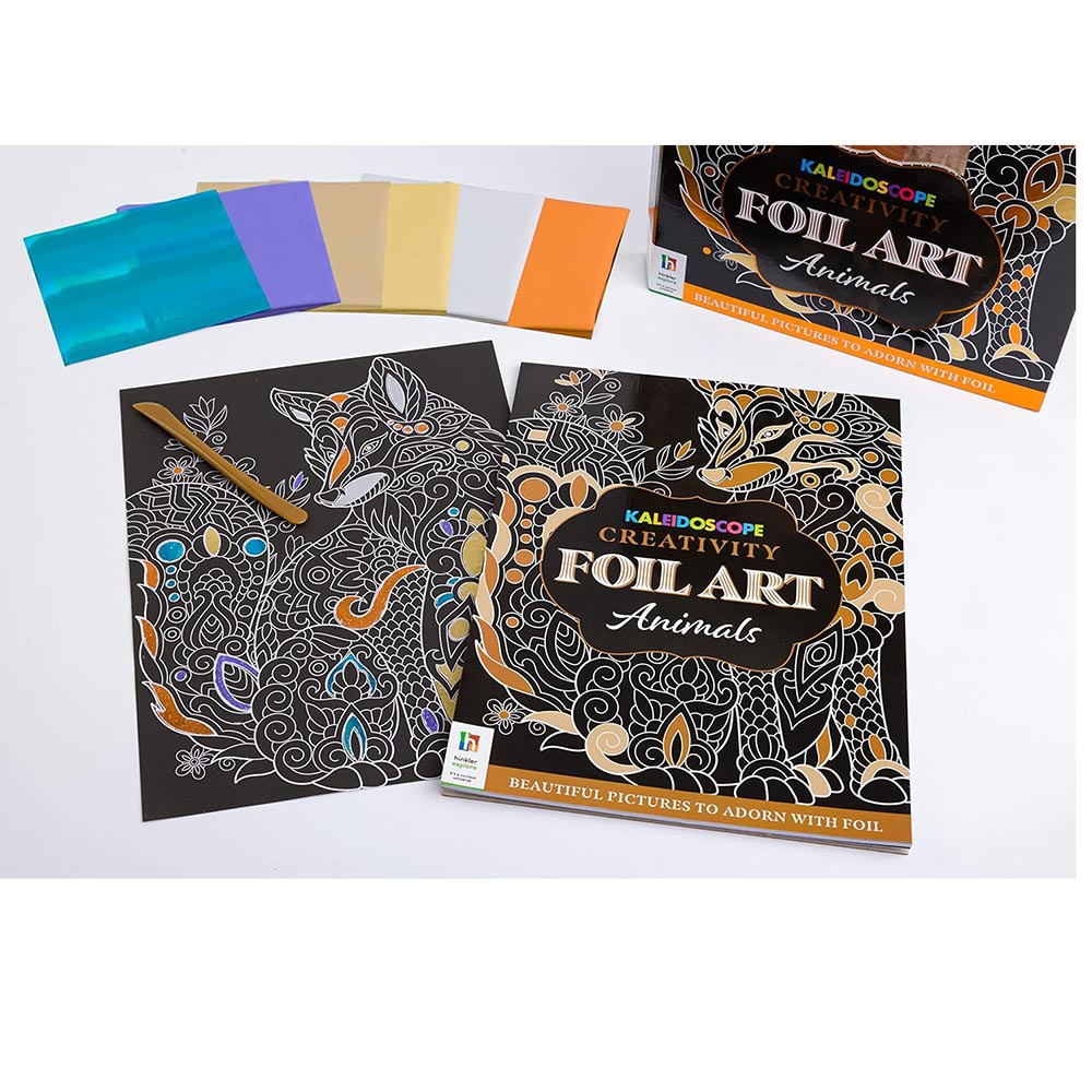 Σετ Ζωγραφικής Με Αλουμινόχαρτο Kaleidoscope Creativity: Animals KAL-18 Hinkler - 1