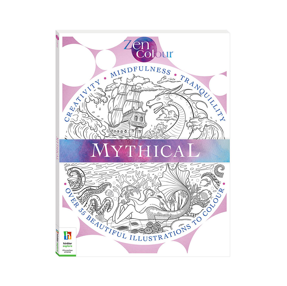 Βιβλίο Ζωγραφικής Αντιστρές Zen Colouring Book: Mythical Hinkler - 108399