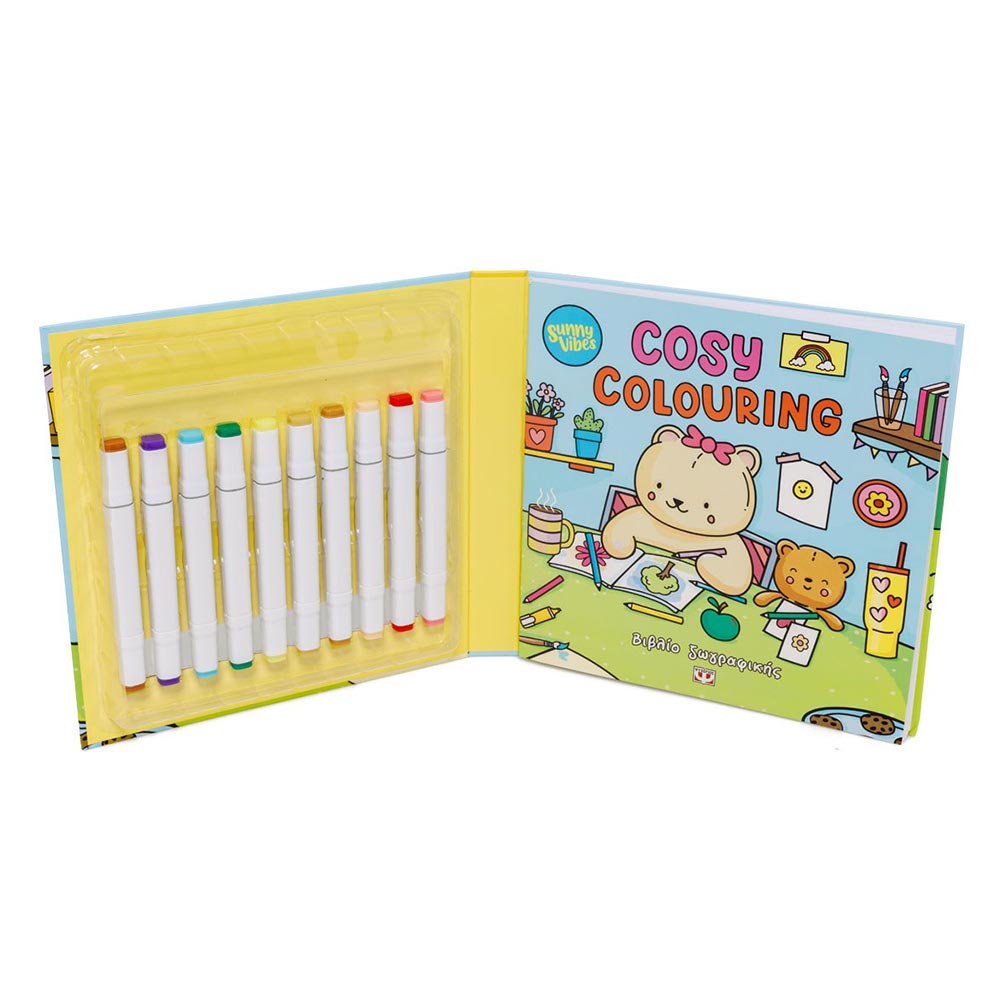 Sunny Vibes : Cosy Colouring Kit , Sam Jayne Ψυχογιός - 1