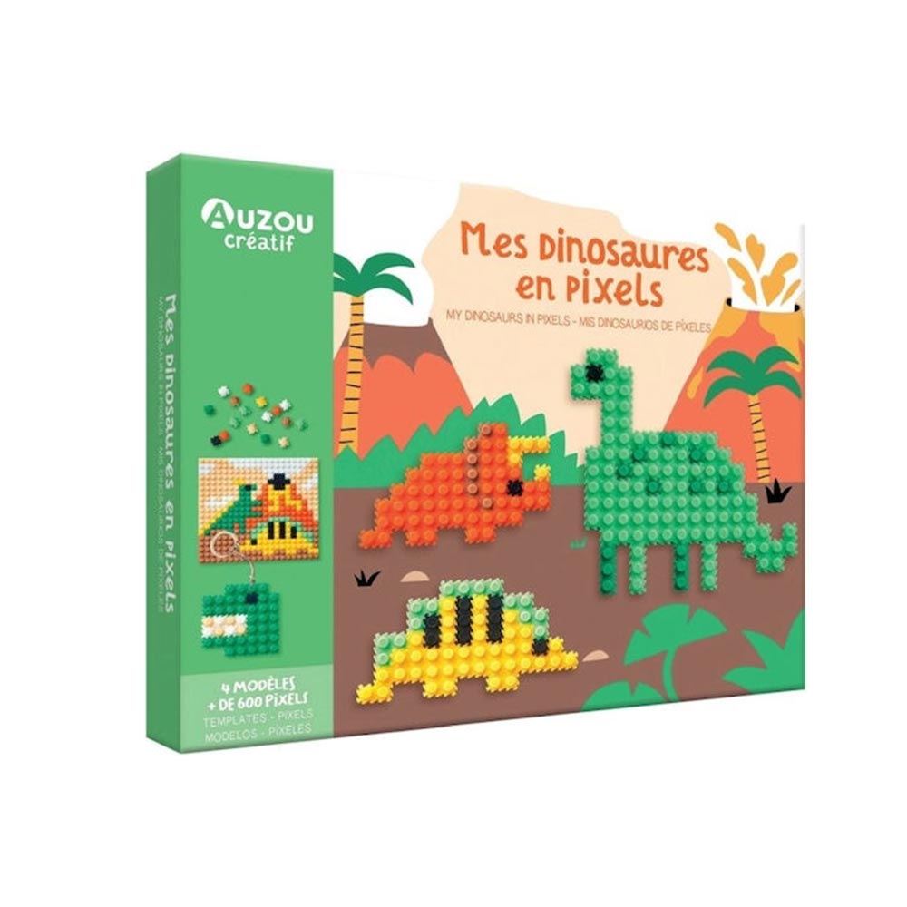 My Artistic Kit - Δημιουργώ με Pixels - Δεινόσαυροι 525510 Auzou - 116682