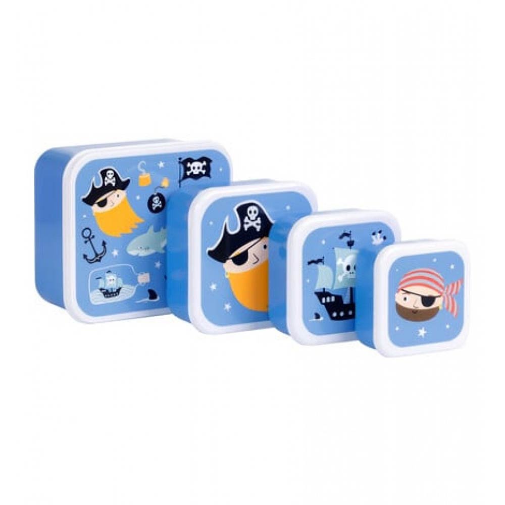Σετ 4 Δοχεία Φαγητού Pirates SBSEPI80 A little lovely company - 104074