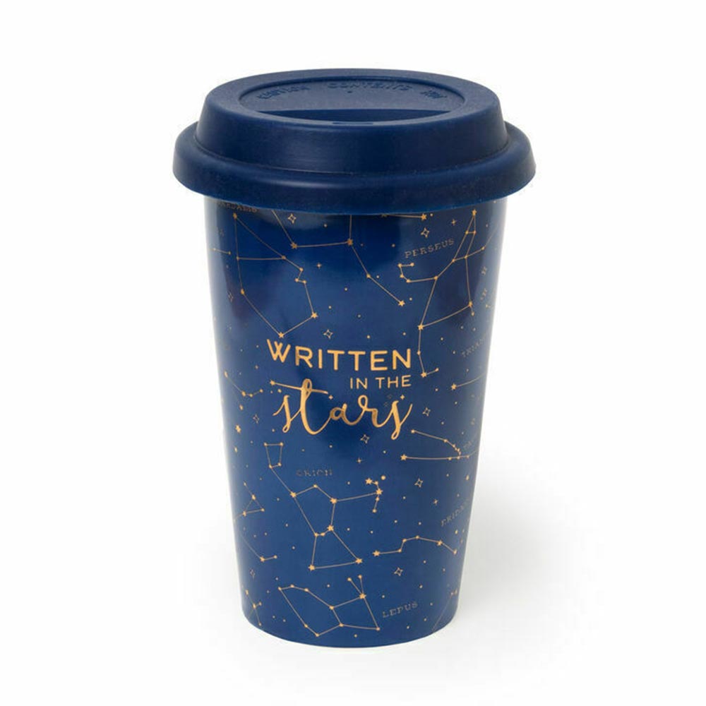 Κούπα Με Καπάκι από Πορσελάνη Stars 300ml AME0017 Legami - 0