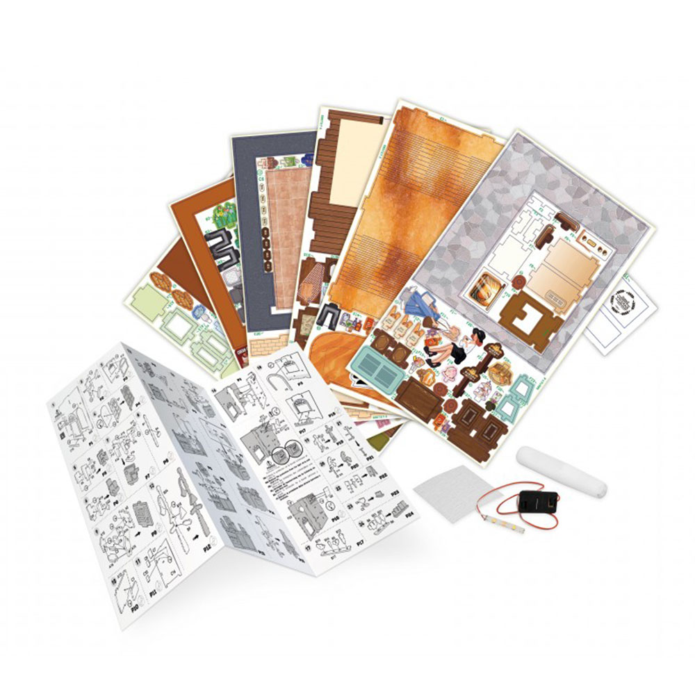 Ξύλινη Κατασκευή 3D Bakery Diorama 10+ ετών 68073 Buki France - 2