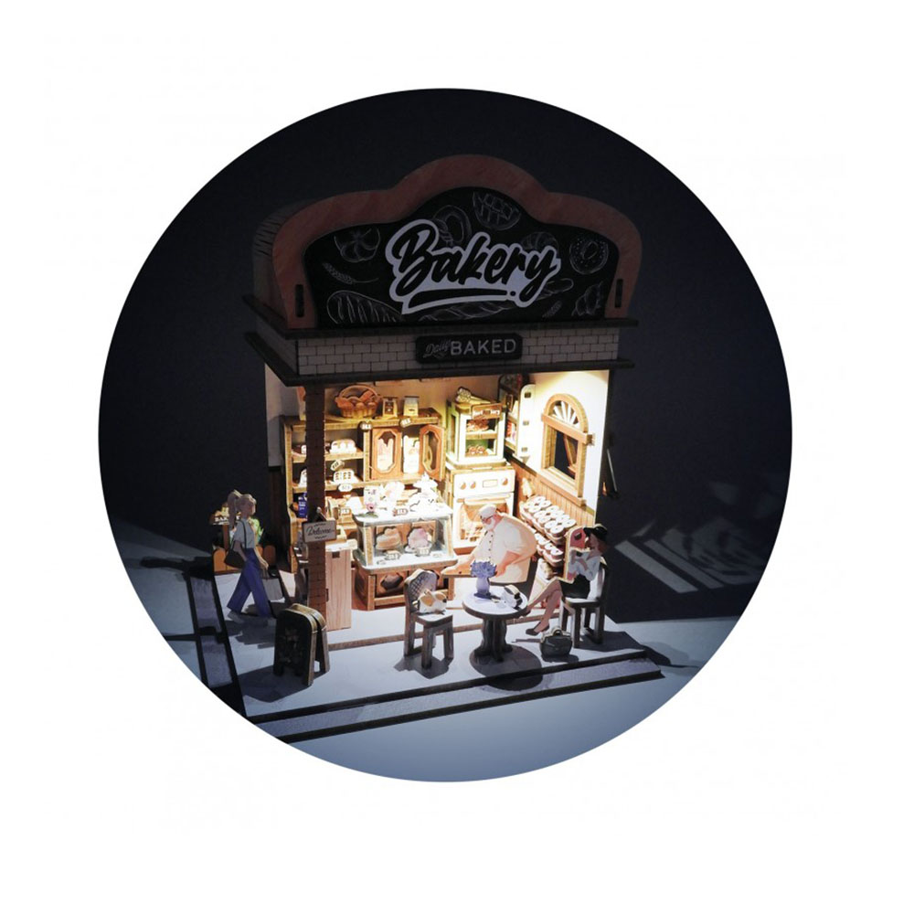 Ξύλινη Κατασκευή 3D Bakery Diorama 10+ ετών 68073 Buki France - 4
