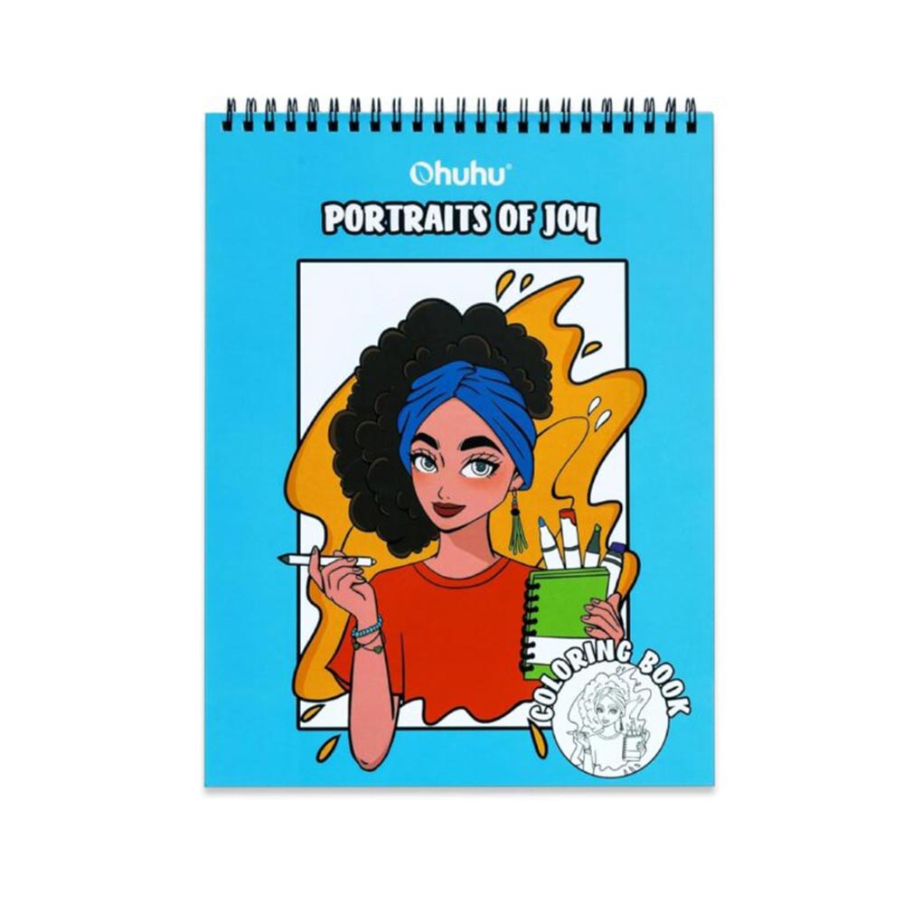 Βιβλίο Ζωγραφικής Coloring Book Bleedproof Portraits of Joy Y44-83000-62 Ohuhu - 105949