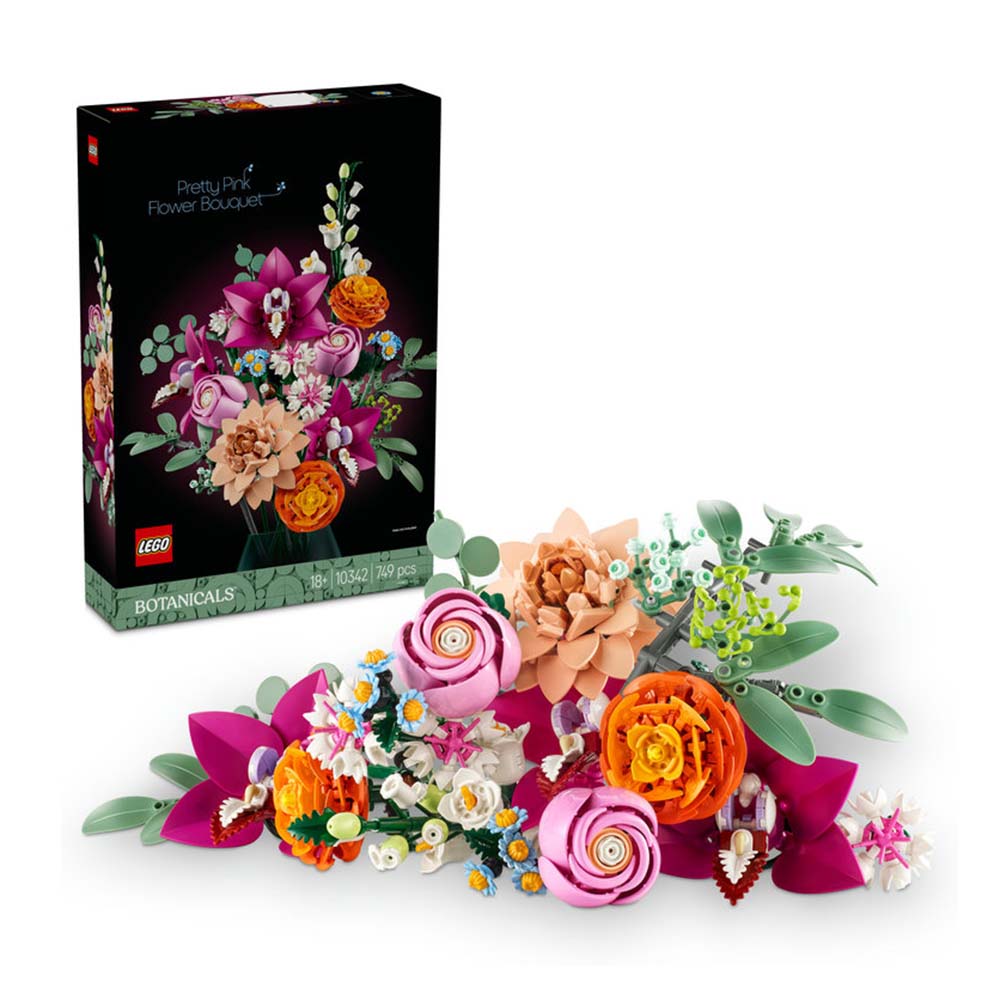  Botanicals Pretty Pink Flower Bouquet 10342 Lego - 3
