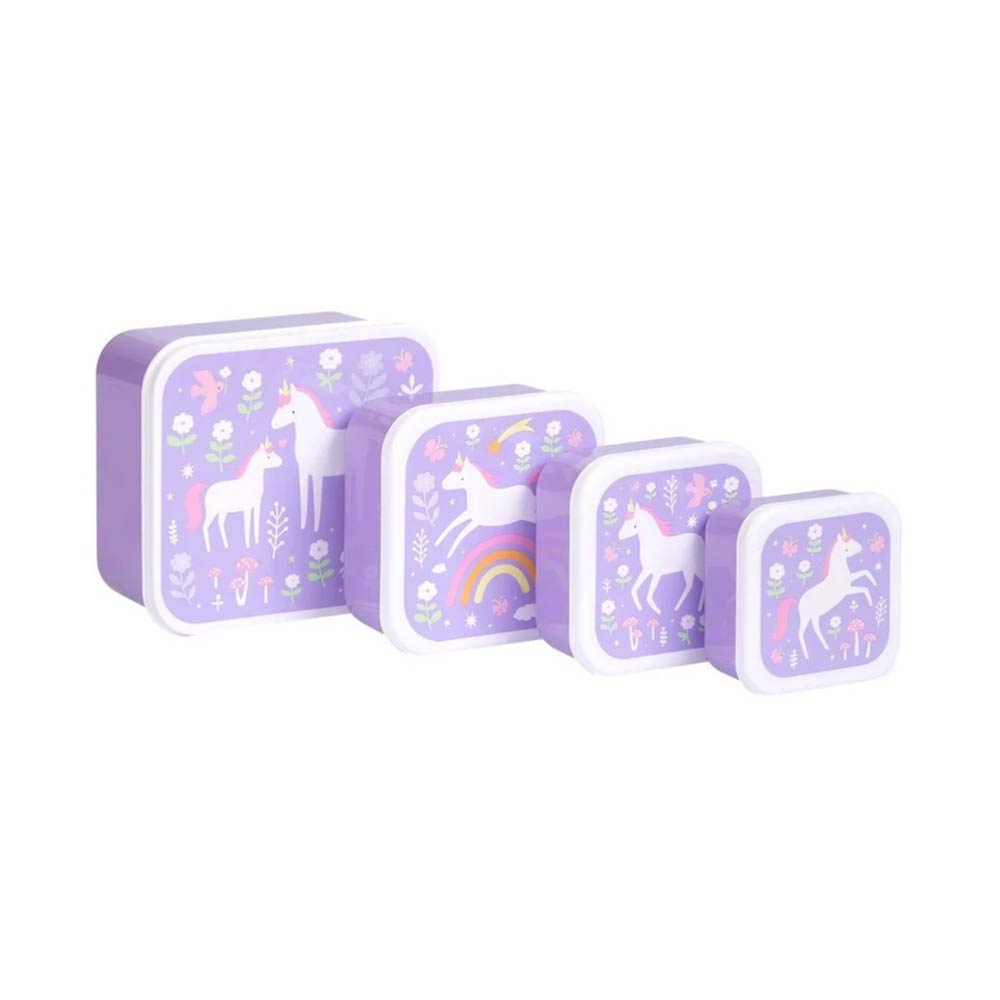 Σετ 4 Δοχεία Φαγητού Unicorn Dreams SBSEUD73 A little lovely company - 104056
