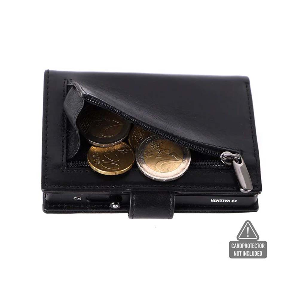 Ανδρικό Δερμάτινο Πορτοφόλι Powerbank MagSafe Luxe Black 588386 Valenta - 2