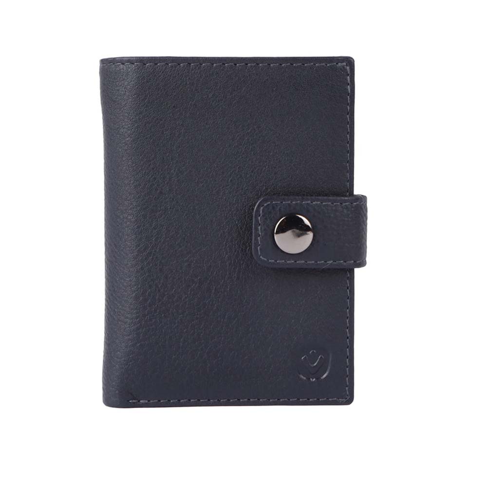 Ανδρικό Δερμάτινο Πορτοφόλι Powerbank MagSafe Luxe Navy Blue 588416 Valenta - 1