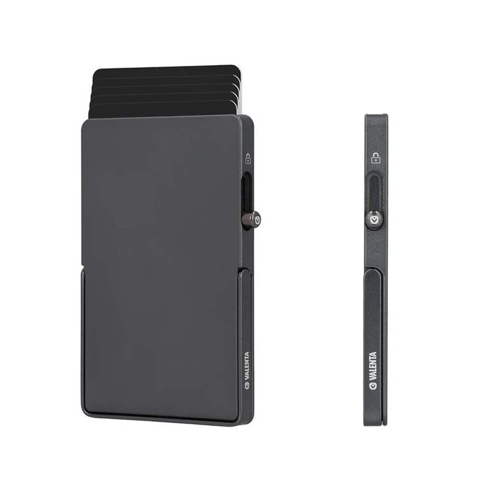 Θήκη Καρτών Αλουμινίου MagSafe Stand Graphite Grey 589314 Valenta - 110265