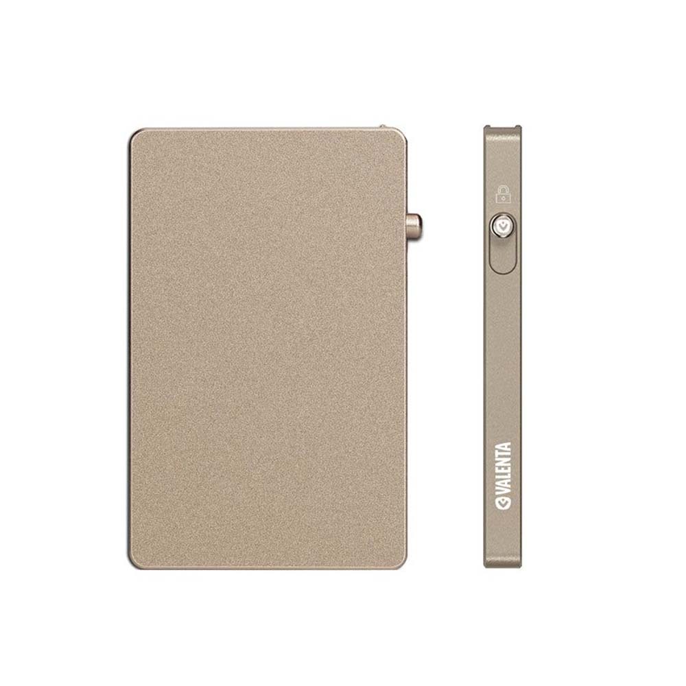 Θήκη Καρτών Αλουμινίου MagSafe Titanium Natural 588294 Valenta - 110285