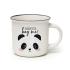 Κούπα από Πορσελάνη Cup-Puccino Panda Λευκή 350ml CUP0013 Legami - 1
