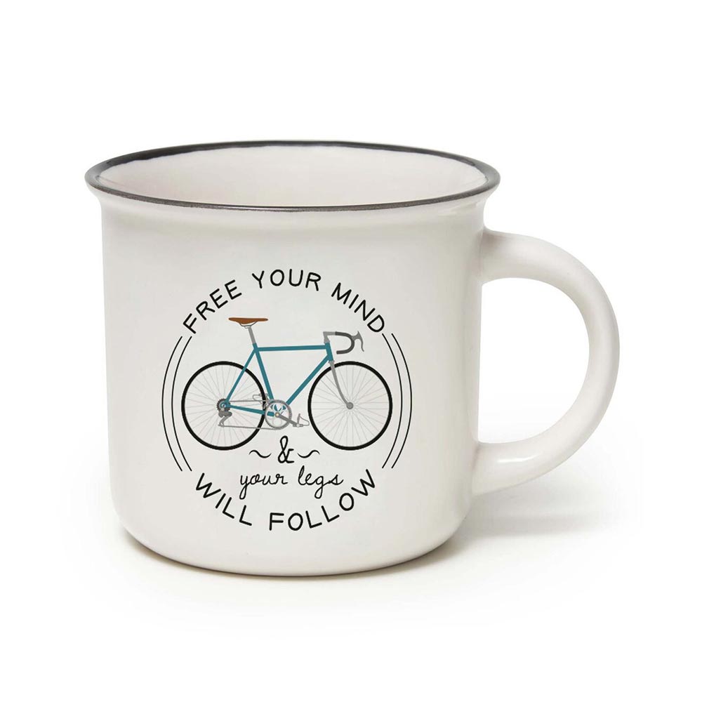 Κούπα από Πορσελάνη Cup-Puccino Bike Λευκή 350ml CUP0024 Legami - 1