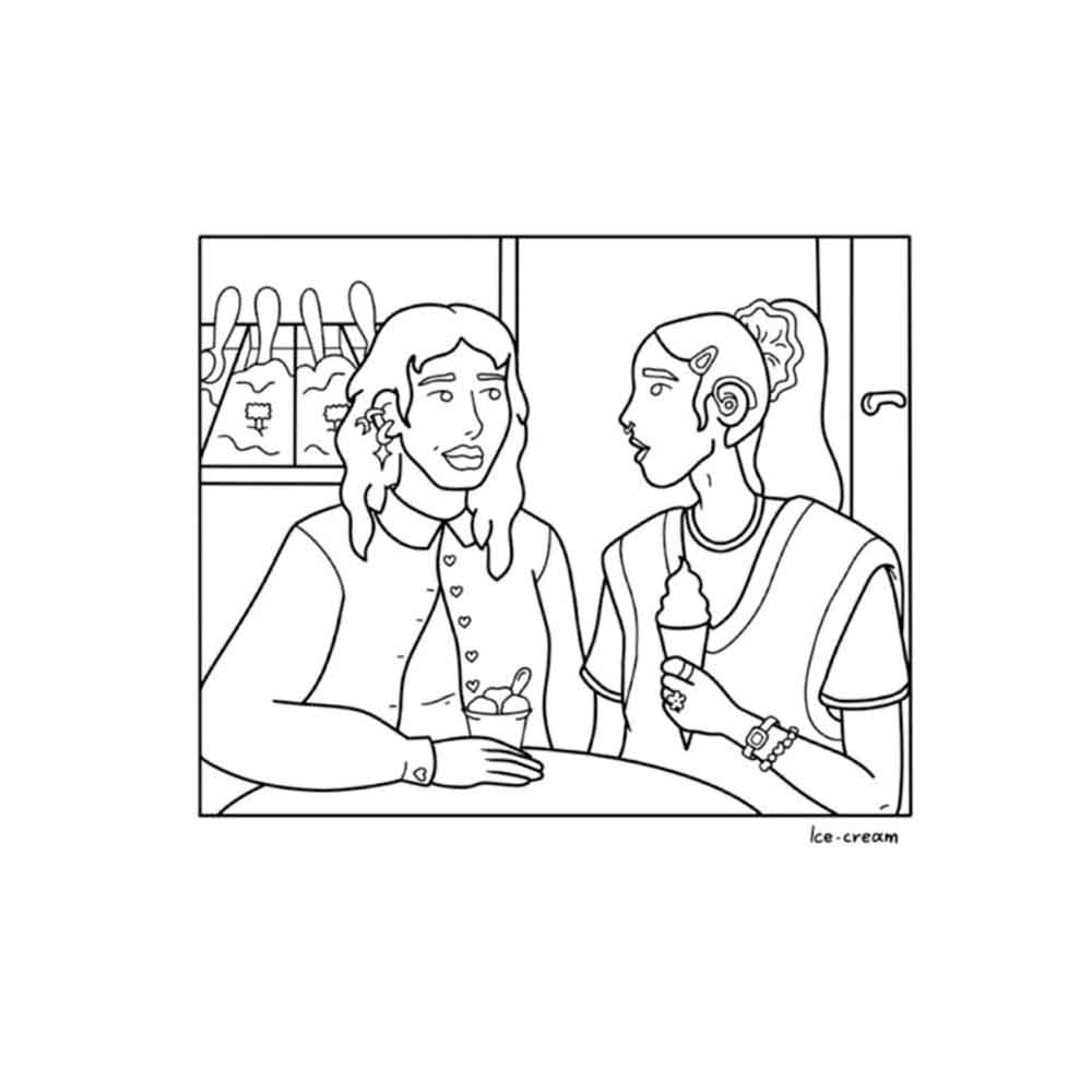 Kutsunia City - Coloring Book - Fosbloque  Key Books - 2