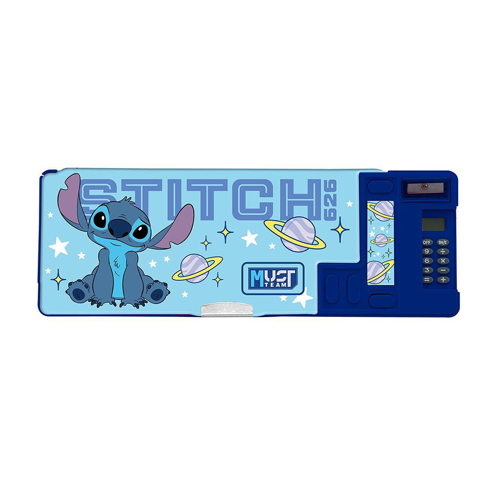 Κασετίνα Retro με Κομπιουτεράκι Stitch Blue 565991 Must - 115863