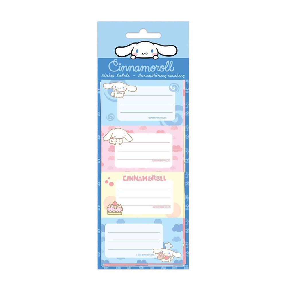 Σχολικές Ετικέτες Cinnamoroll 5Φ 20τμχ 490208 Diakakis - 104484