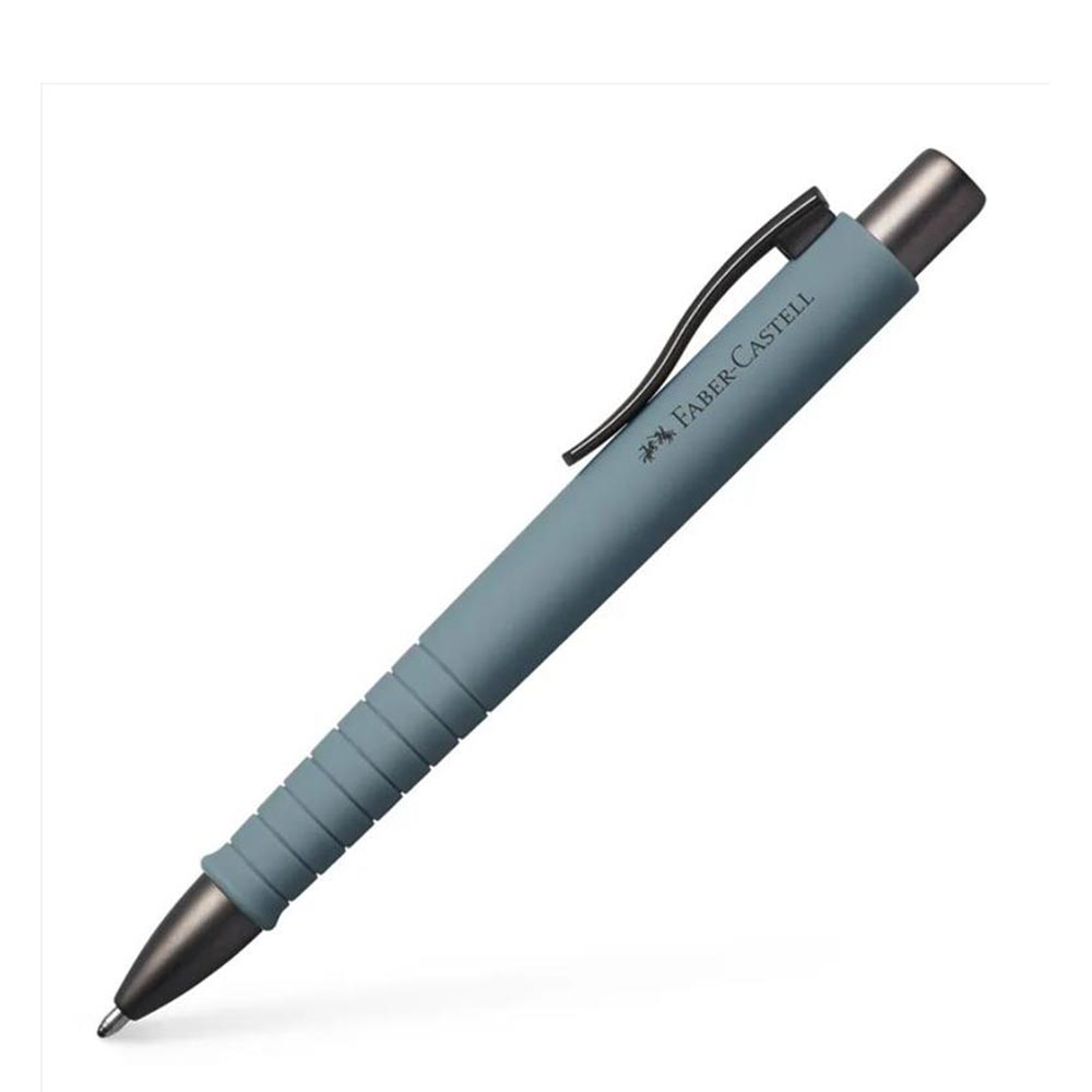 Στυλό Polyball Urban Stone Grey XB Μπλε 241188 Faber Castell - 106214