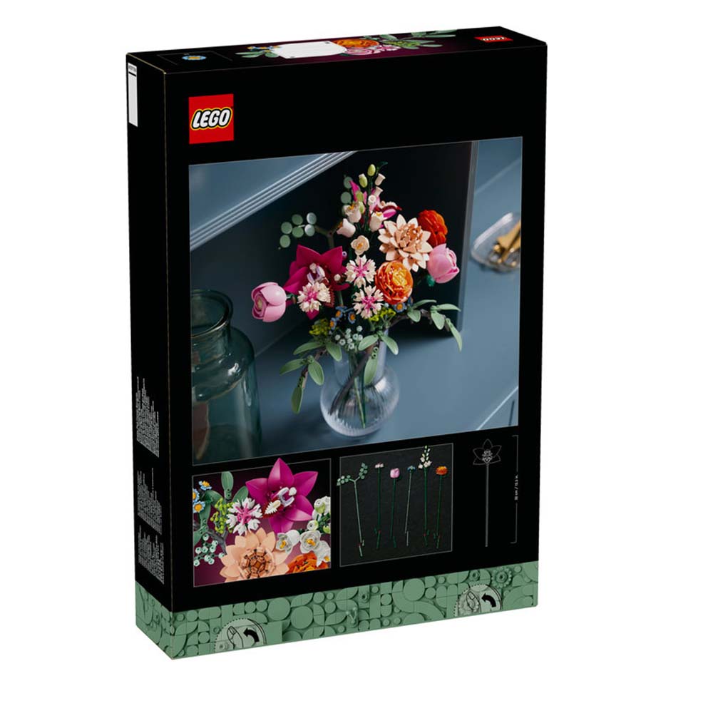  Botanicals Pretty Pink Flower Bouquet 10342 Lego - 4
