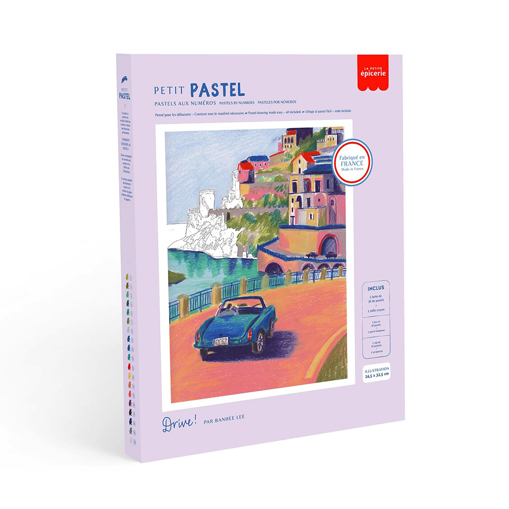 Σετ Ζωγραφικής με Αριθμούς & Λαδοπαστέλ - Petit Pastel Drive 356000 La Épicerie - 114854