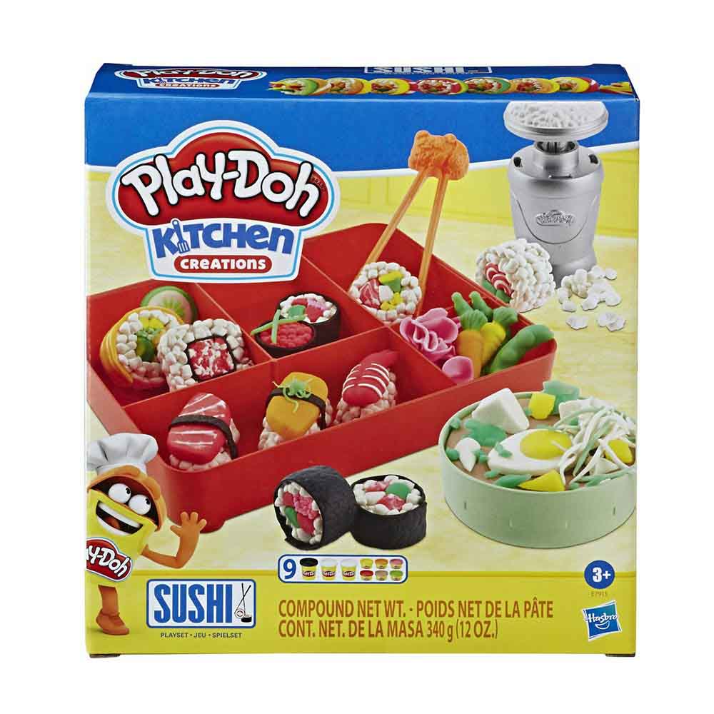 Πλαστελίνη - Παιχνίδι Sushi για 3+ Ετών Play-Doh  E7915 Hasbro  - 0