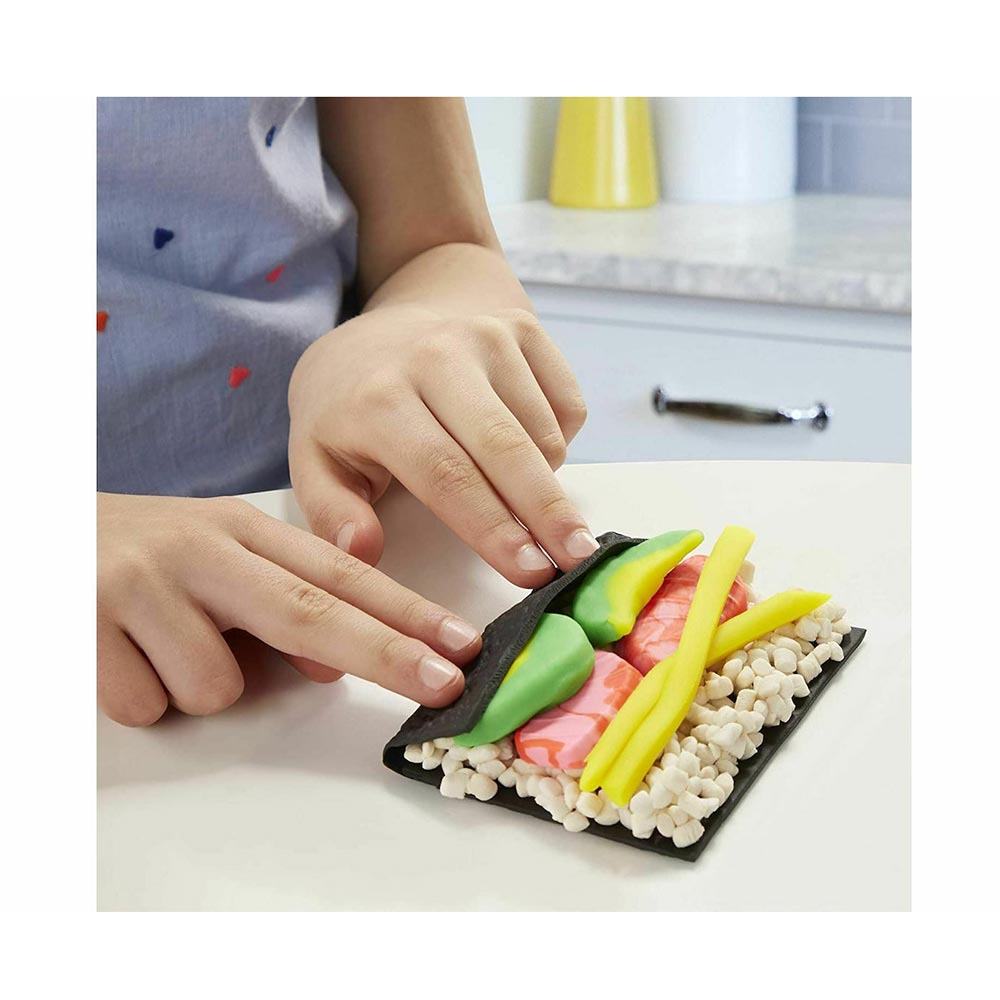 Πλαστελίνη - Παιχνίδι Sushi για 3+ Ετών Play-Doh  E7915 Hasbro  - 3
