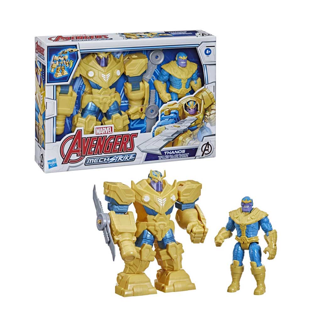 Avengers Mech Strike 9-inch Infinity Mech Suit Thanos and Blade Weapon F0264 Hasbro - 1