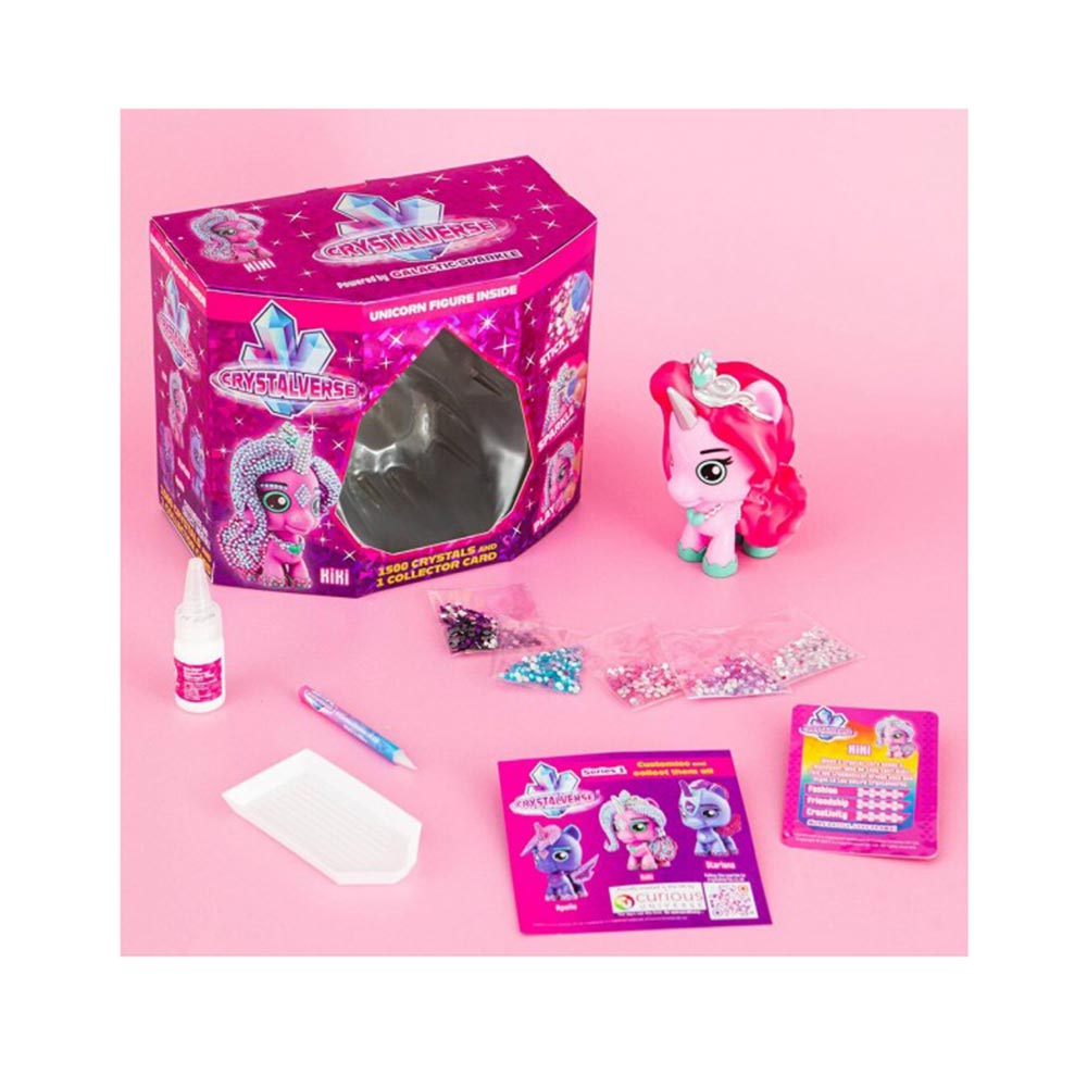 Σετ Διακόσμησης Μονόκερου με 1500 Κρύσταλλα Unicorn Figure Kiki CV-002 Crystalverse - 1