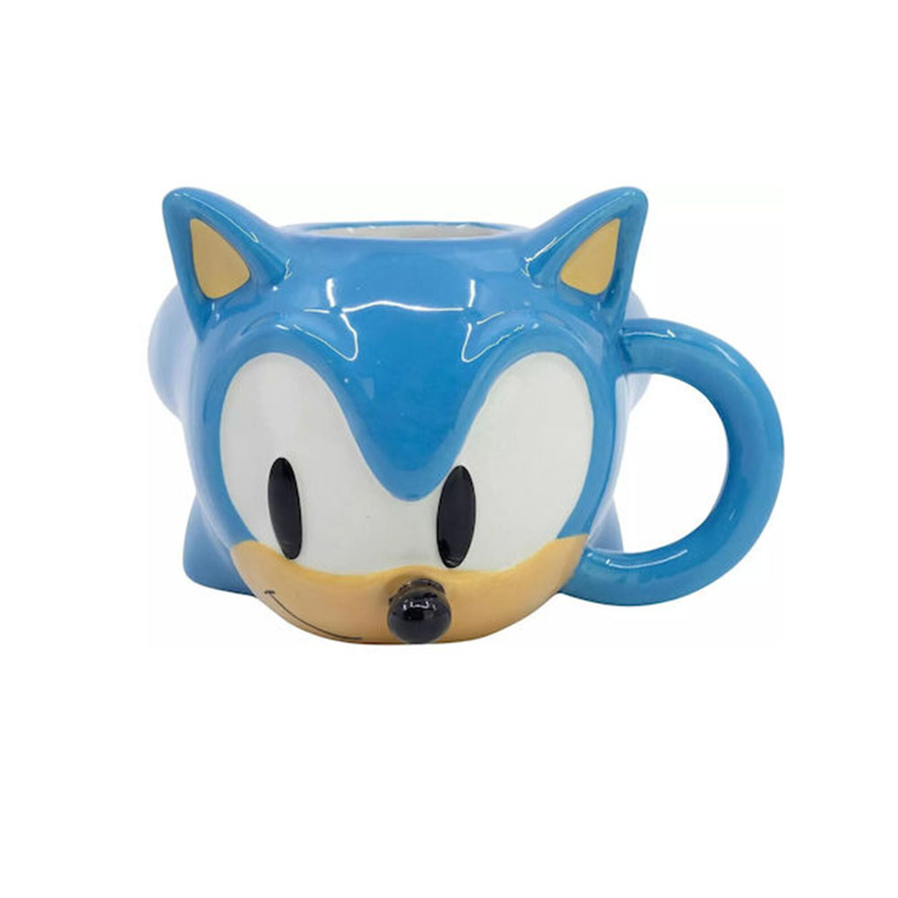 Κούπα Κεραμική Sonic the Hedgehog - Head 3D Mug In Gift Box 350ml 78896 Stor - 112379