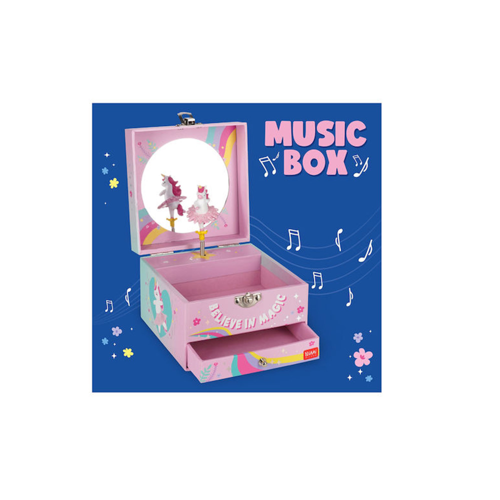 Μουσικό Κουτί Μπιζουτιέρα Μονόκερος CRL0001 Legami - 4