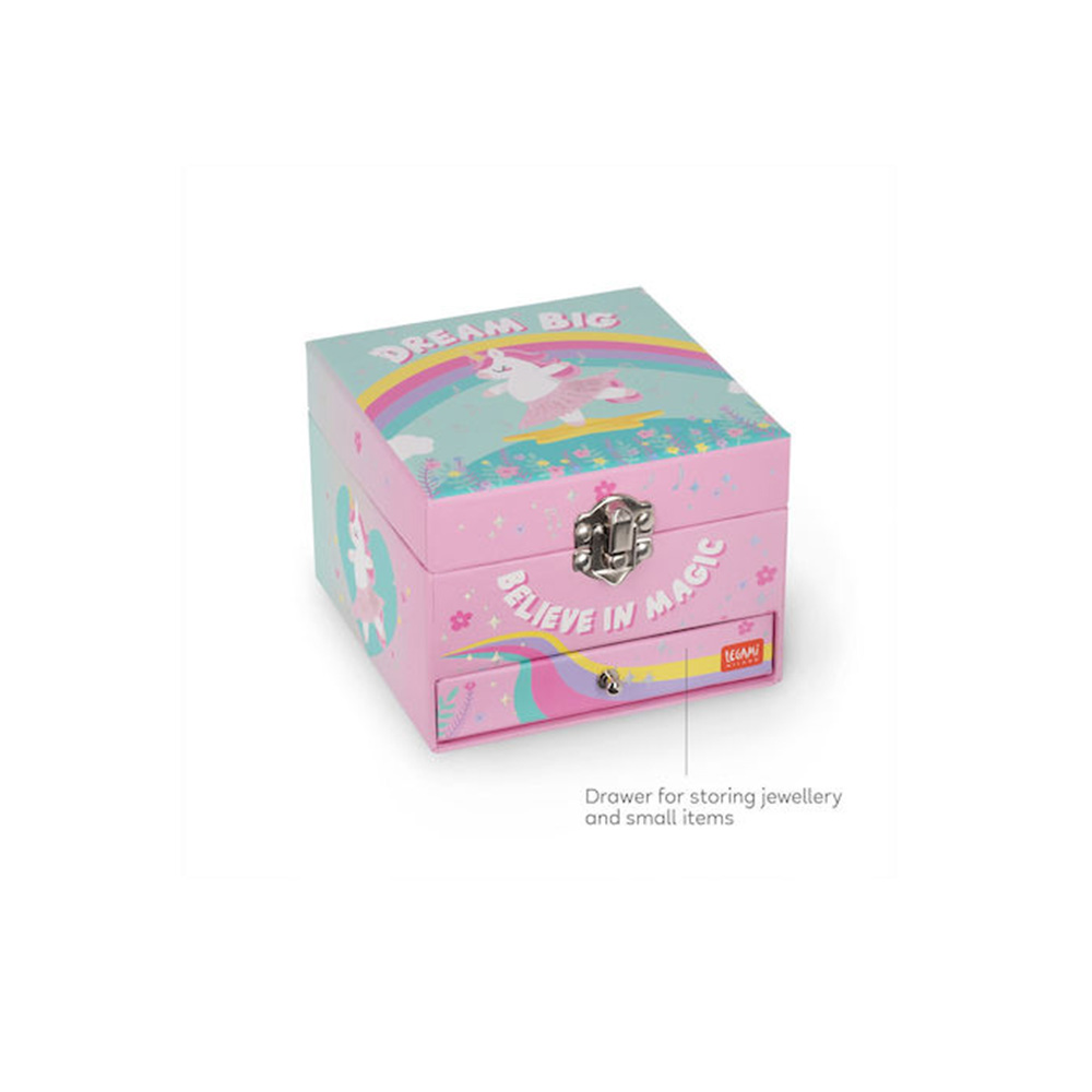 Μουσικό Κουτί Μπιζουτιέρα Μονόκερος CRL0001 Legami - 2