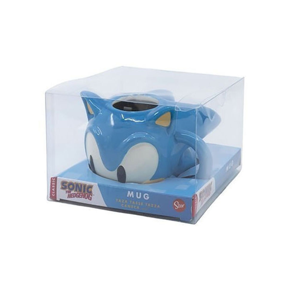Κούπα Κεραμική Sonic the Hedgehog - Head 3D Mug In Gift Box 350ml 78896 Stor - 2