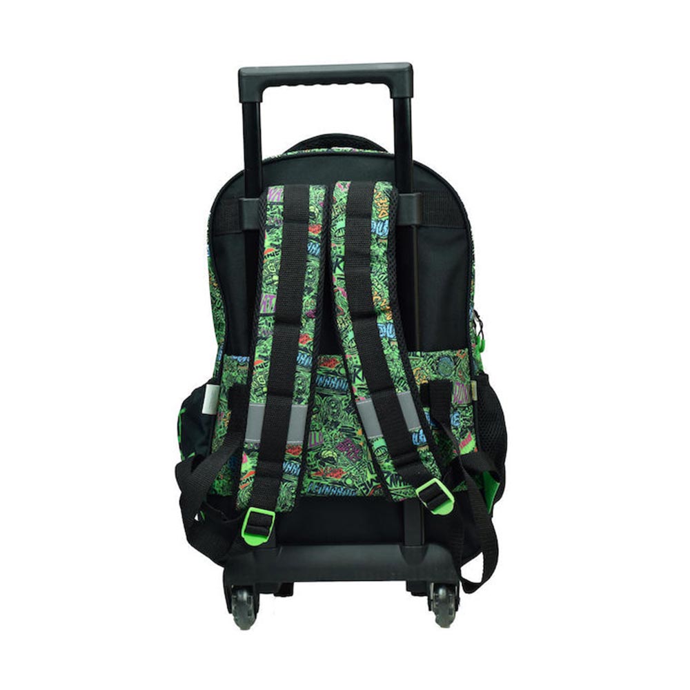 Τσάντα Τρόλεϊ Δημοτικού Ninja Turtles Bros 334-28074 Gim - 2