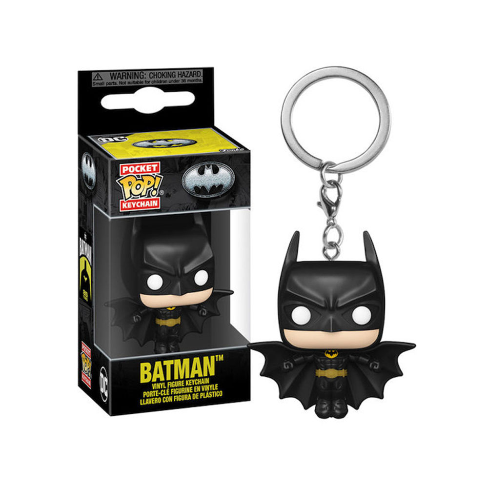 Μπρελόκ Batman 85th Anniversary - Batman Soaring Vinyl Figure Keychain 80683 Funko Pocket Pop! - 0