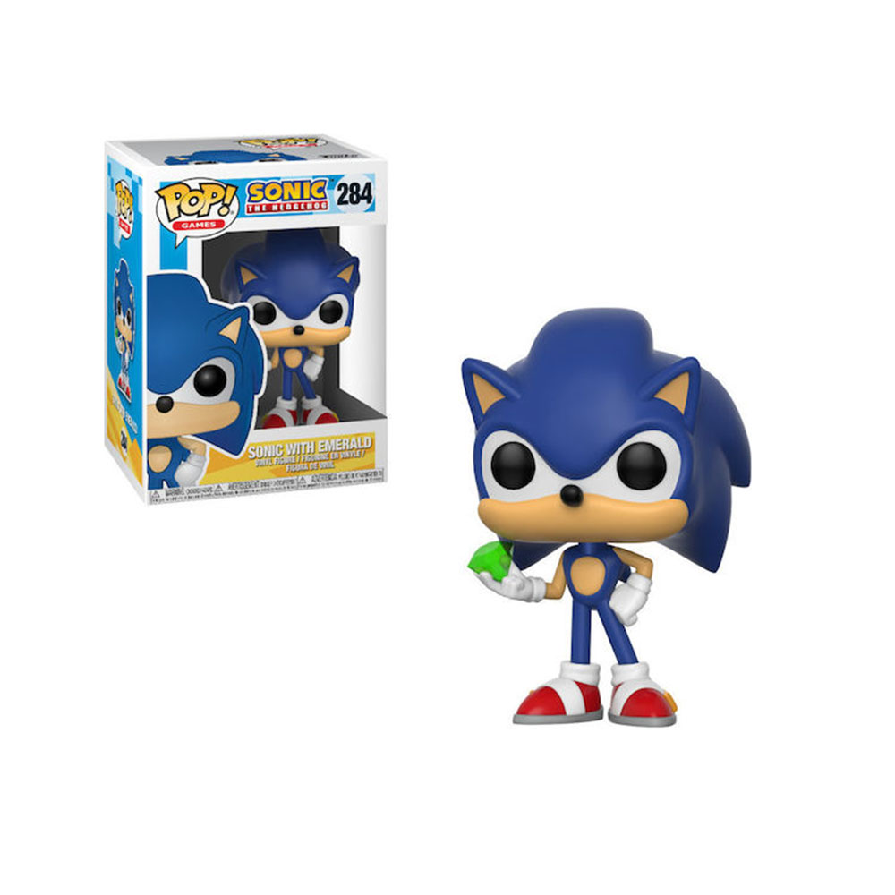 Φιγούρα Sonic The Hedgehog - Sonic with Emerald #284 Vinyl Figure 20147 Funko POP! Games - 112269