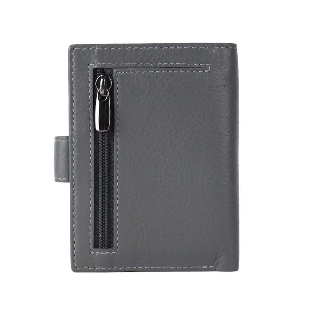 Ανδρικό Δερμάτινο Πορτοφόλι Powerbank MagSafe Luxe Grey 588393 Valenta - 110313