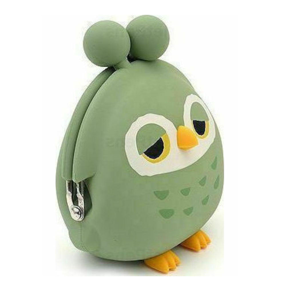 Πορτοφολάκι 3D Mini Pochi Friends Κουκουβάγια Πράσινο 20106 PG Design - 1