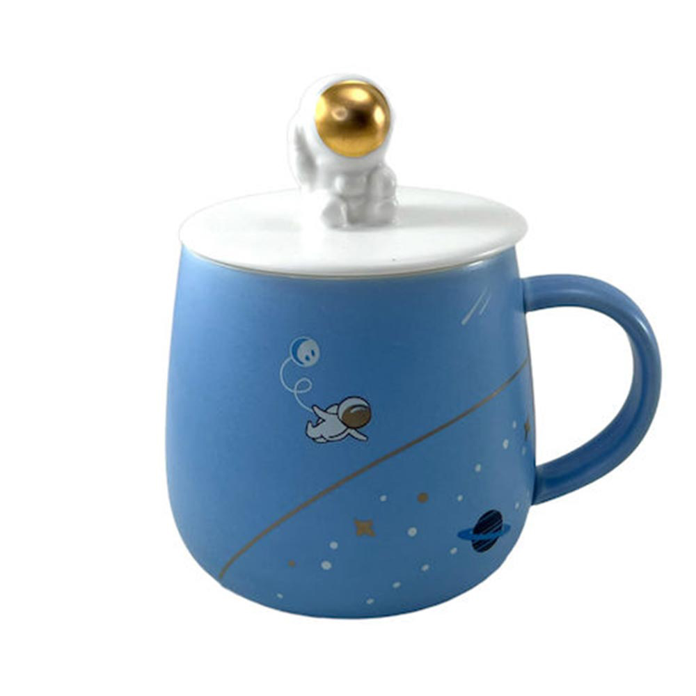 Κεραμική Κούπα Με Καπάκι Αστροναύτης (Γαλάζια) MUGN267A Space Cow - 0