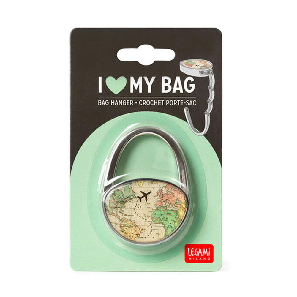 Γάντζος τσάντας I love my Bag - Travel HANG0001 Legami - 49514