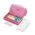 Σετ 18 Χρωμάτων 30ml & Παλέτα Ανάμιξης Jelly Cup Gouache - Pink Case TBT35 Himi - 0