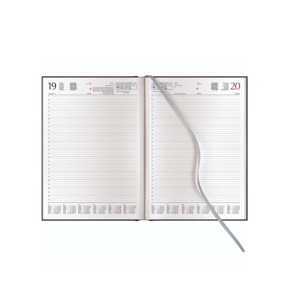 Ημερολόγιο Ημερήσιο 2026  Kashmir Classic Ανθρακί 21Χ29,7cm 512AI.D57 Theofylaktos - 1