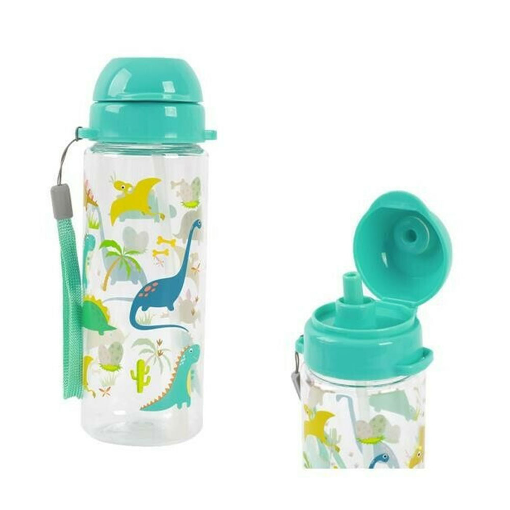 Πλαστικό  Παγούρι με Καλαμάκι Dino 400ml ID2117 i Drink - 42633