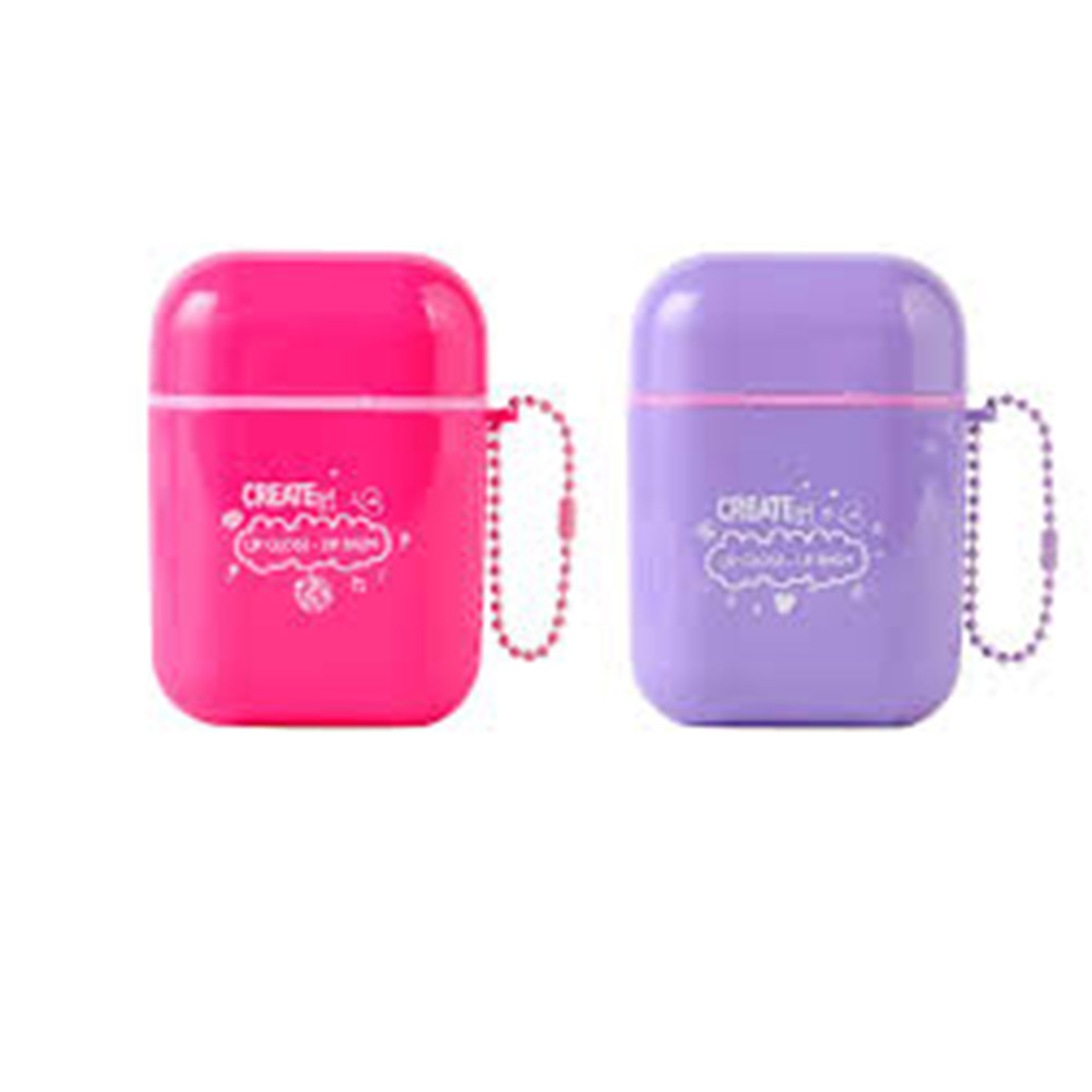  Σετ Lip Gloss & Lip Balm σε Σχήμα Θήκη Ακουστικών Μώβ 884578Β Create It! - 2