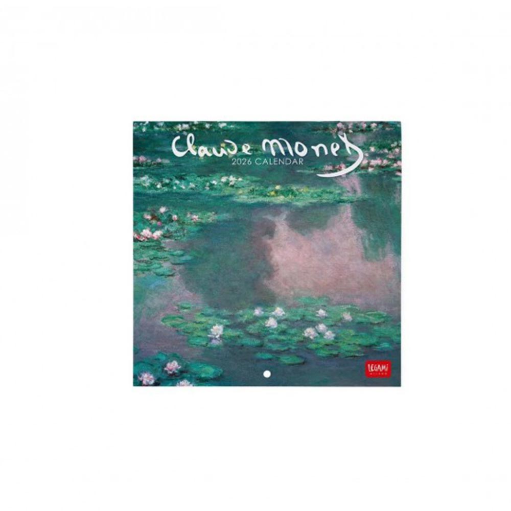 Μηνιαίο Επιτοίχιο Ημερολόγιο 2026 Claude Monet 18x18cm CAL260119 Legami - 106652