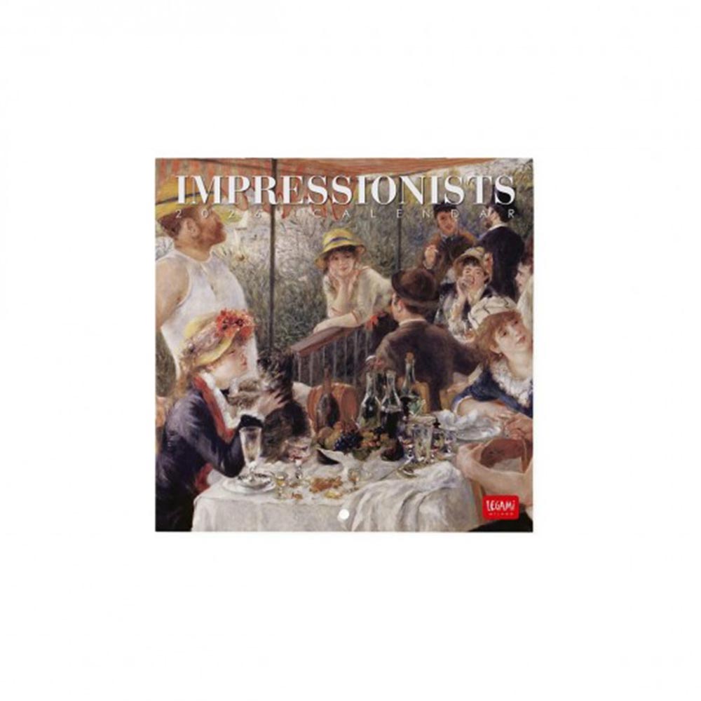 Μηνιαίο Επιτοίχιο Ημερολόγιο 2026 Impressionists 18x18cm CAL260118 Legami - 106655