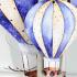 Χειροποίητη Αρωματική Λαμπάδα με Ξύλινη Βάση Αερόστατο - 3