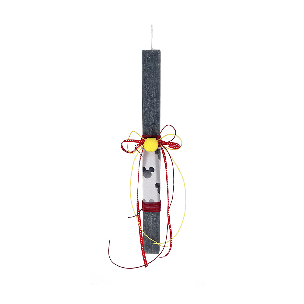 Χειροποίητη Αρωματική Λαμπάδα με Μικρό Λούτρινο Mickey Mouse  - 1