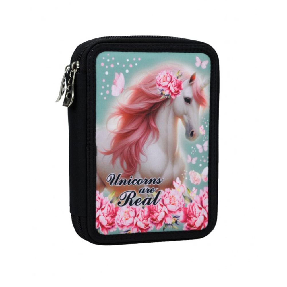 Κασετίνα Διπλή Γεμάτη Butterfly Unicorn 357-25100 Back Me Up - 103387