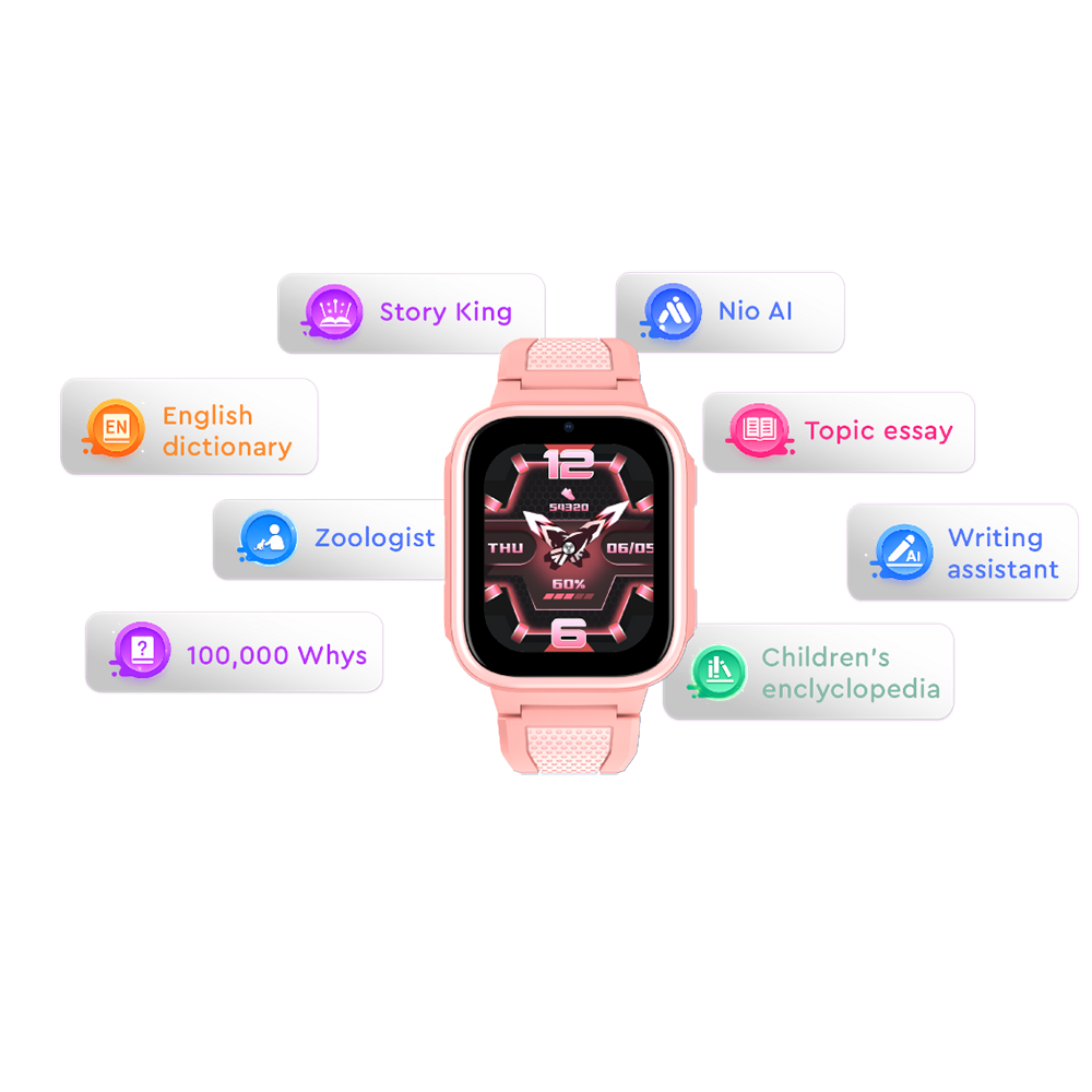 Smartwatch AI K10 4G PINK KBLGK10PNK Kiddoboo - 4