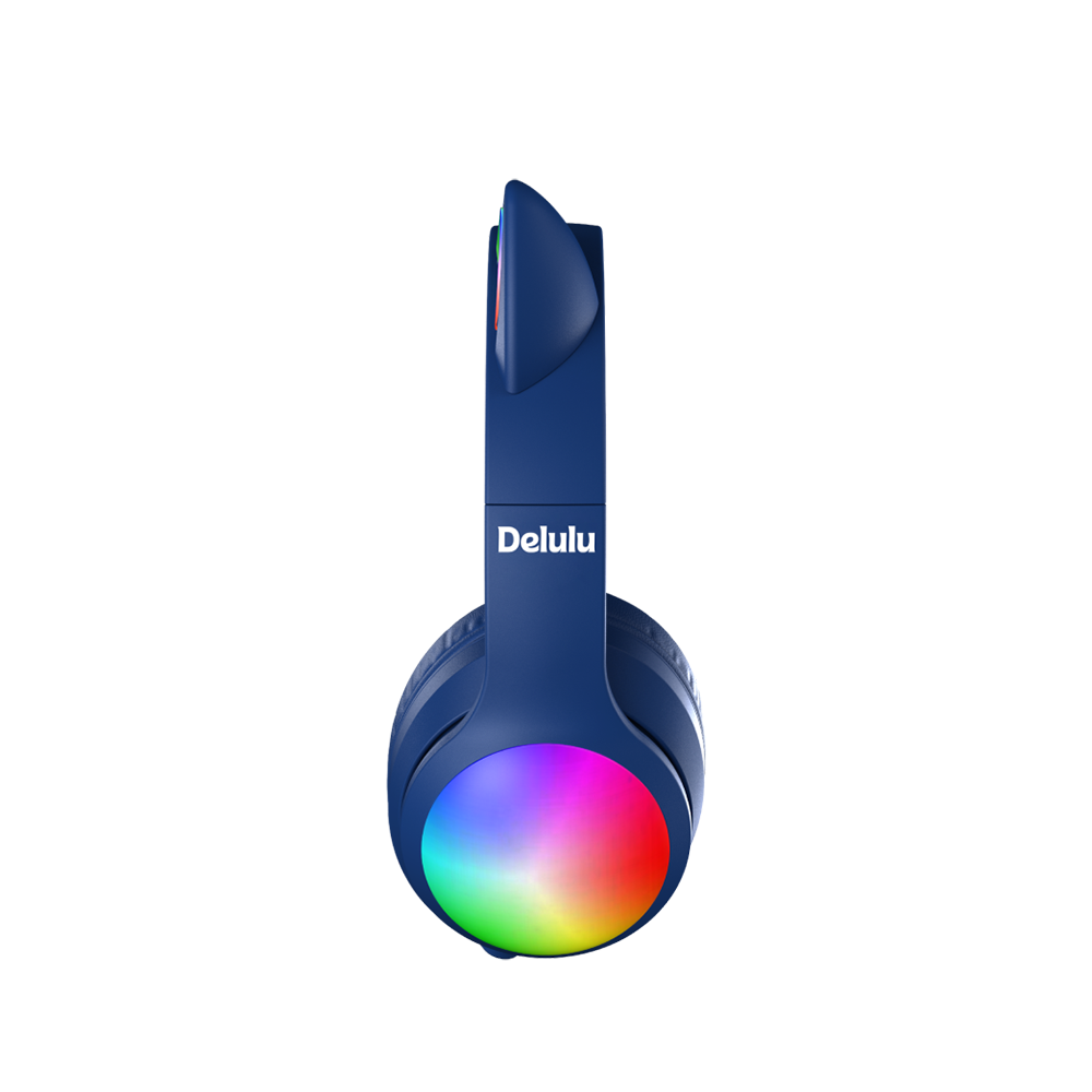 Ασύρματα Ακουστικά Delulu Bluetooth Headphones DiscoBeats Blue KBMS632BLU Kiddoboo - 1