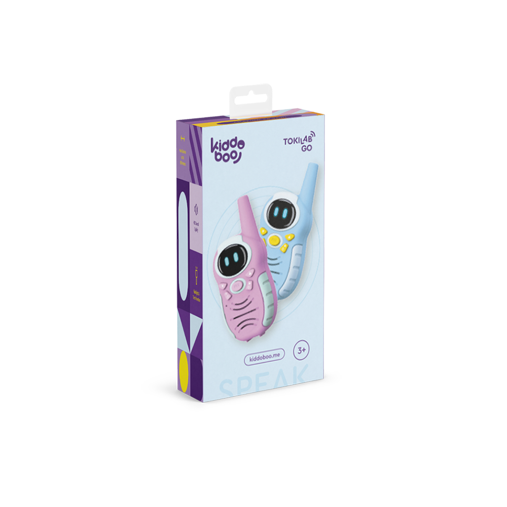 Walkie Talkie Tokilab GO, Pink KBT4913PNK Kiddoboo - 2